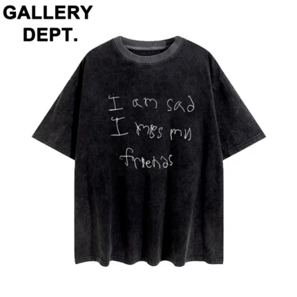 I’m Sad Retro Letter Print American Gallery Dept T Shirt