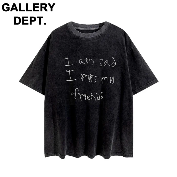 I’m Sad Retro Letter Print American Gallery Dept T Shirt
