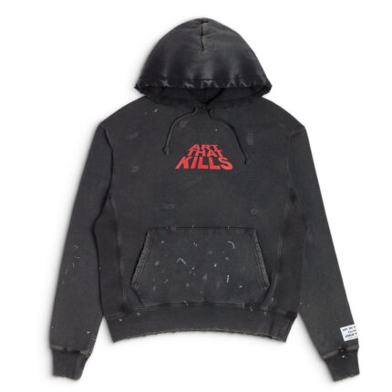 Art That Kills Distressed Logo Hoodie