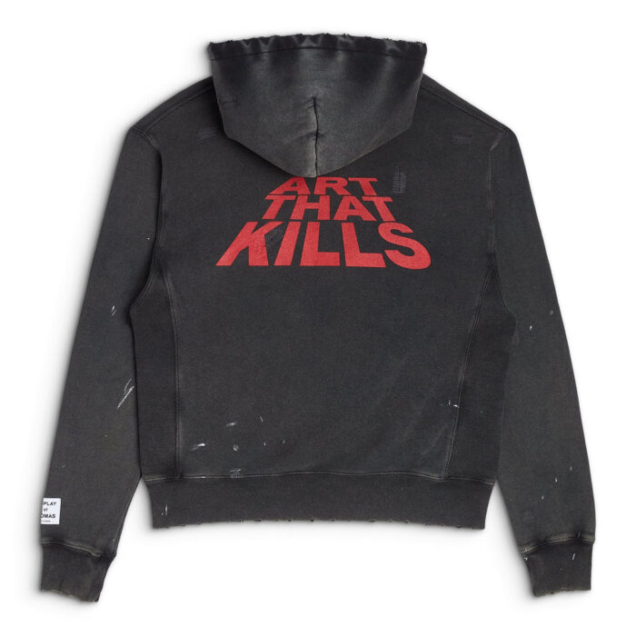 Art That Kills Distressed Logo Hoodie