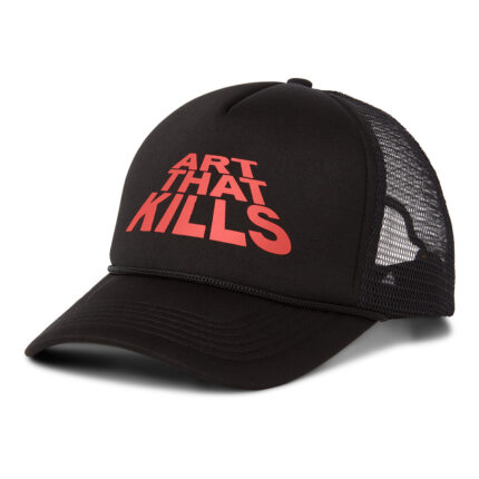 Art That Kills Stack Logo Trucker