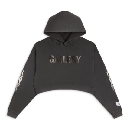 Dept Women’s Cropped Flames Hoodie
