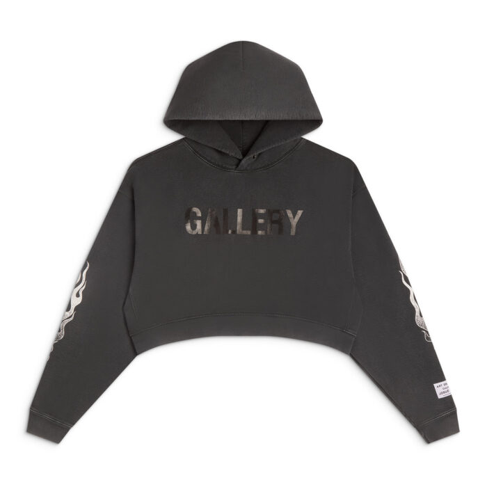Dept Women’s Cropped Flames Hoodie