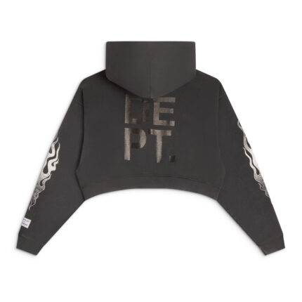 Dept Women’s Cropped Flames Hoodie