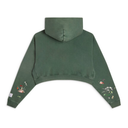 Dept Women’s Cropped Painted Logo Hoodie