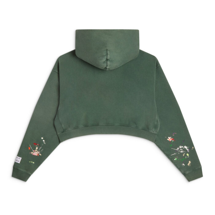 Dept Women’s Cropped Painted Logo Hoodie
